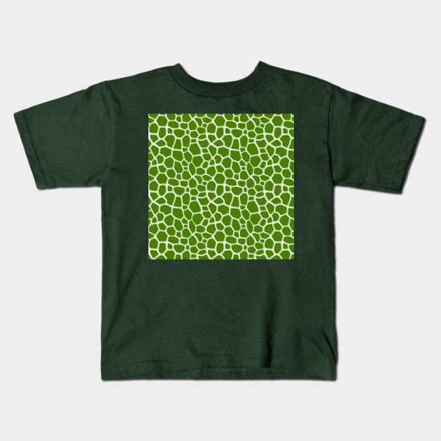 Animal Skin with African Color Style Kids T-Shirt by Tilila